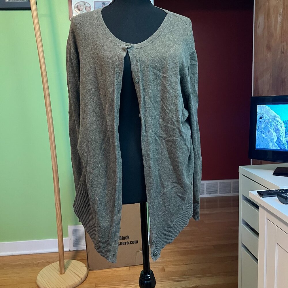 Merona Olive Green Cardigan Size 3